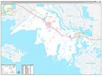 St. Mary Parish (), La Carrier Route Wall Map